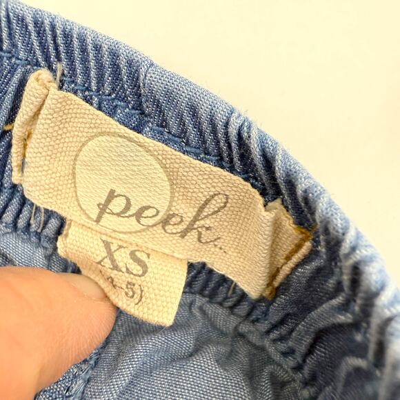 Peek Rainbow Denim Pull On Shorts - Picture 4 of 5